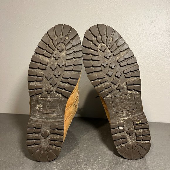 Polo Ralph Lauren Ranger Boots Mens Size 10 D Tan Leather Buckle Lace Up - Picture 5 of 5